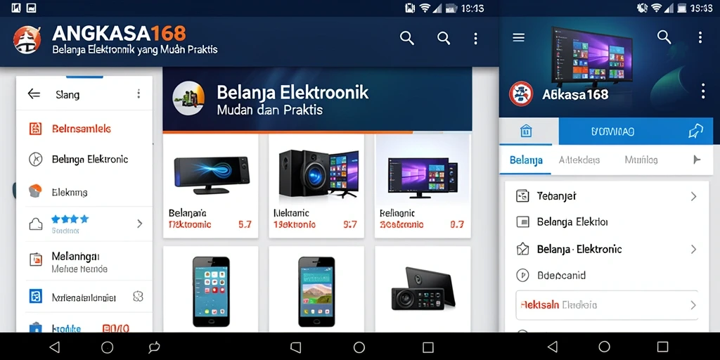 Antarmuka pengguna <strong>ANGKASA168</strong> yang menarik dan mudah digunakan.