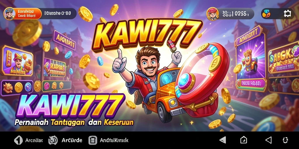 Tampilan antarmuka KAWI777 yang menarik dan interaktif.