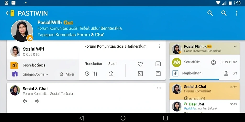 Antarmuka PASTIWIN yang ramah pengguna untuk Forum Komunitas.