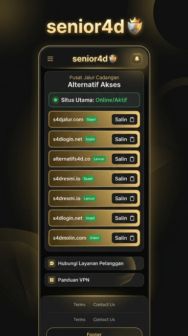 Link Alternatif Senior4d untuk Pengguna Android