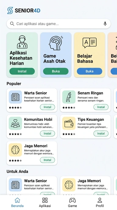Pusat Akses Aplikasi Populer di senior4d - Temukan Segalanya di Sini